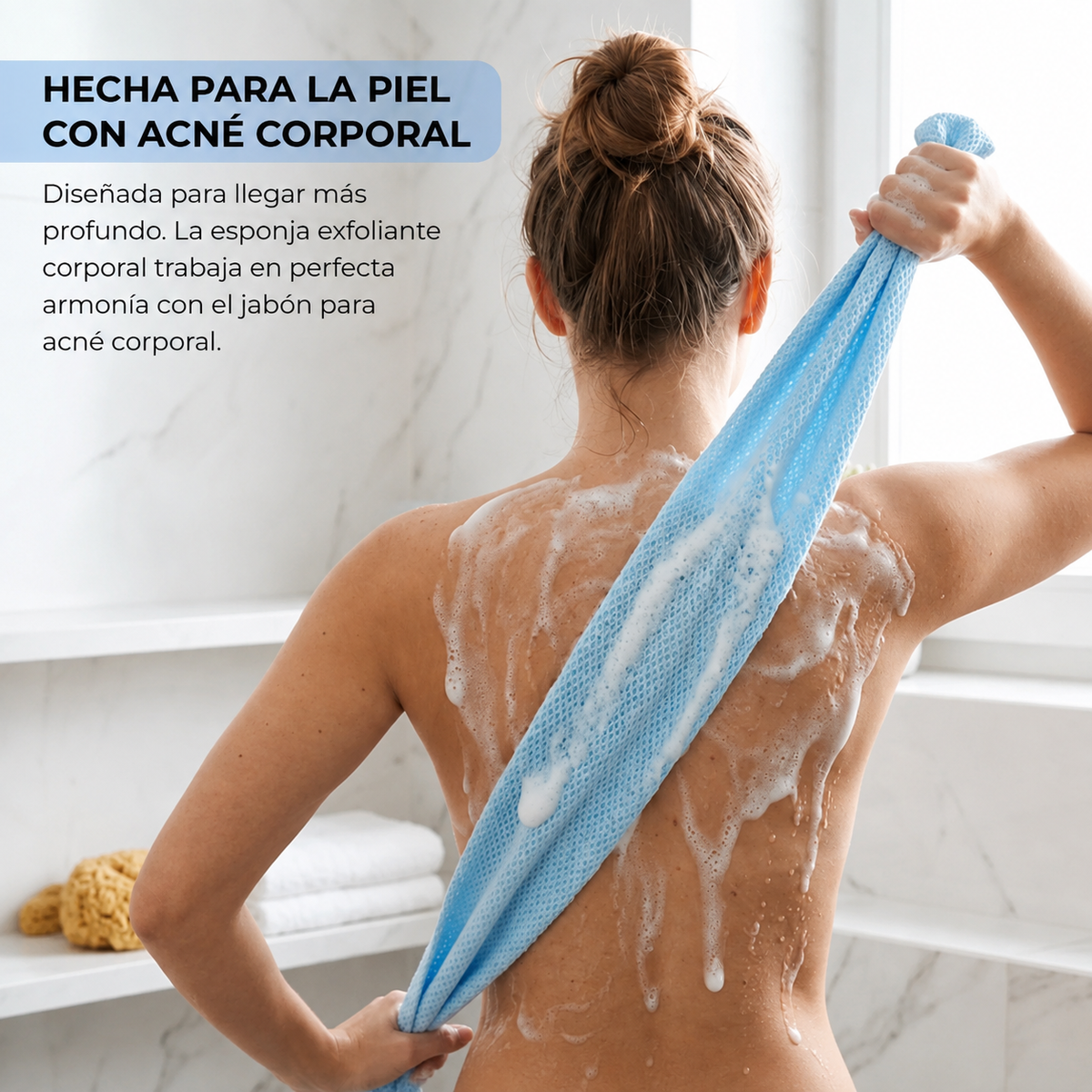 BACNE - Esponja exfoliante