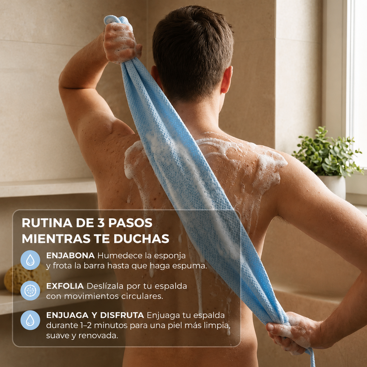 BACNE - Esponja exfoliante